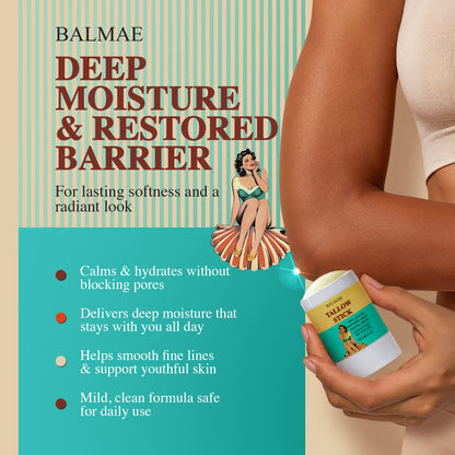 Balmae Tallow Stick - 100% Grass-Fed Beef Tallow Balm with Beeswax & Olive Oil