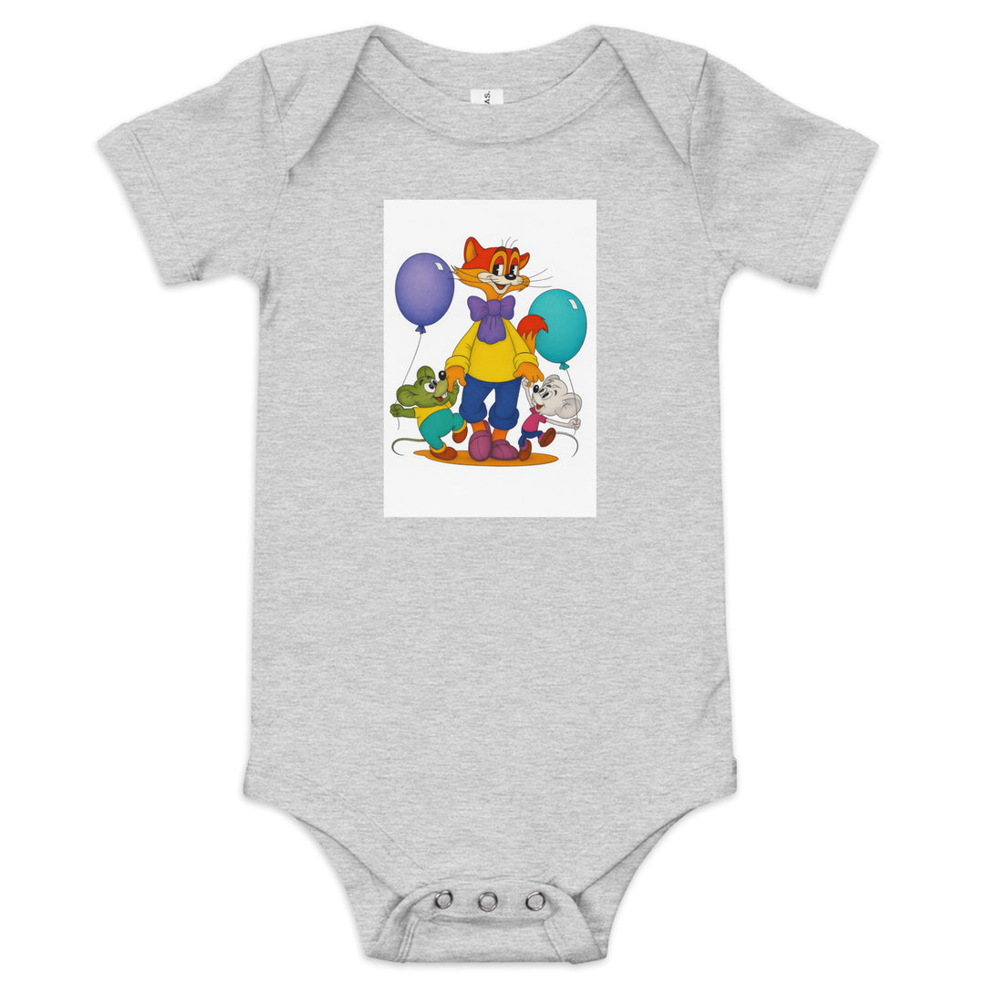 Baby short sleeve one piece – Lucky Tie