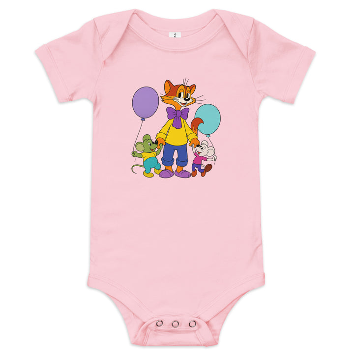 Baby short sleeve one piece – Lucky Tie